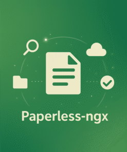 Paperless-ngx – Belege scannen, per OCR durchsuchen und automatisch strukturiert ablegen; Ordnung und schnelle Treffer.